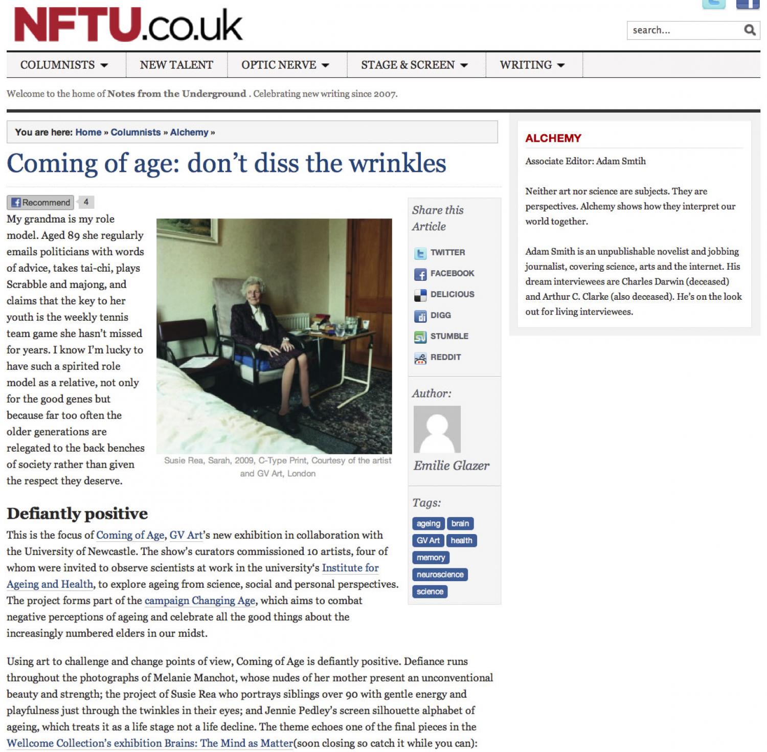 Coming of Age Review NFTU