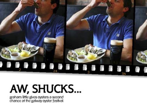 Graham Little at Galway Oyster Festival for Yeah Baby Magazine